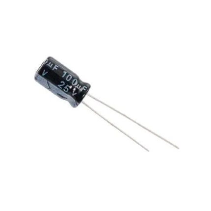 Capacitor Eletrolítico 100uF / 25V