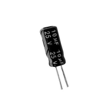 Capacitor Eletrolítico 10uF / 25V