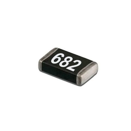 Resistor SMD 6K8 1% 0805 (1/8W)