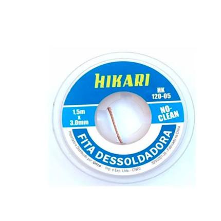 Malha Dessoldadora de Cobre 3mm Hikari