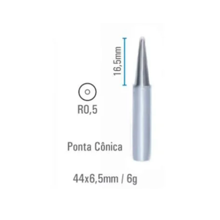 0mm Para Estação de Solda - Hikari