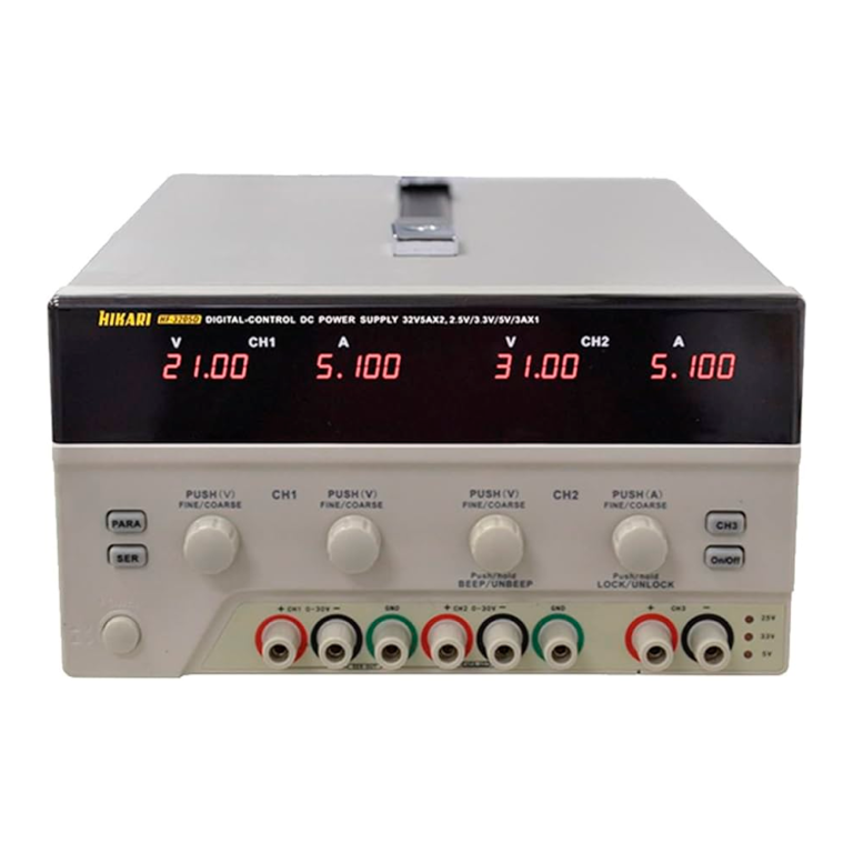 Fonte de Alimentação DC HF-3205D - Hikari